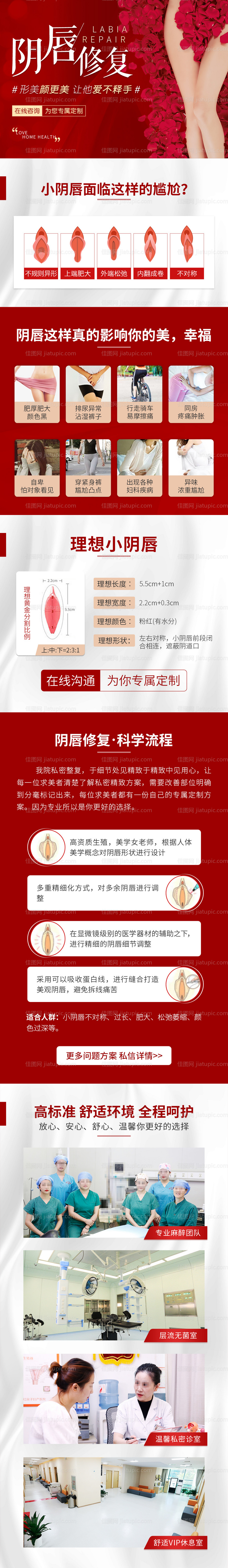 私密阴唇整形详情页-源文件