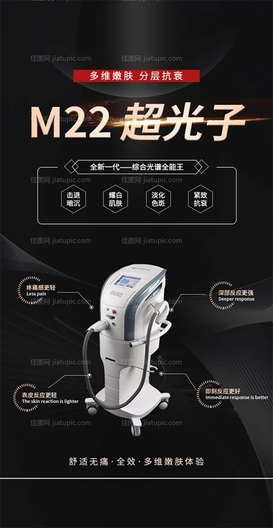 m22光子嫩肤医美海报-源文件
