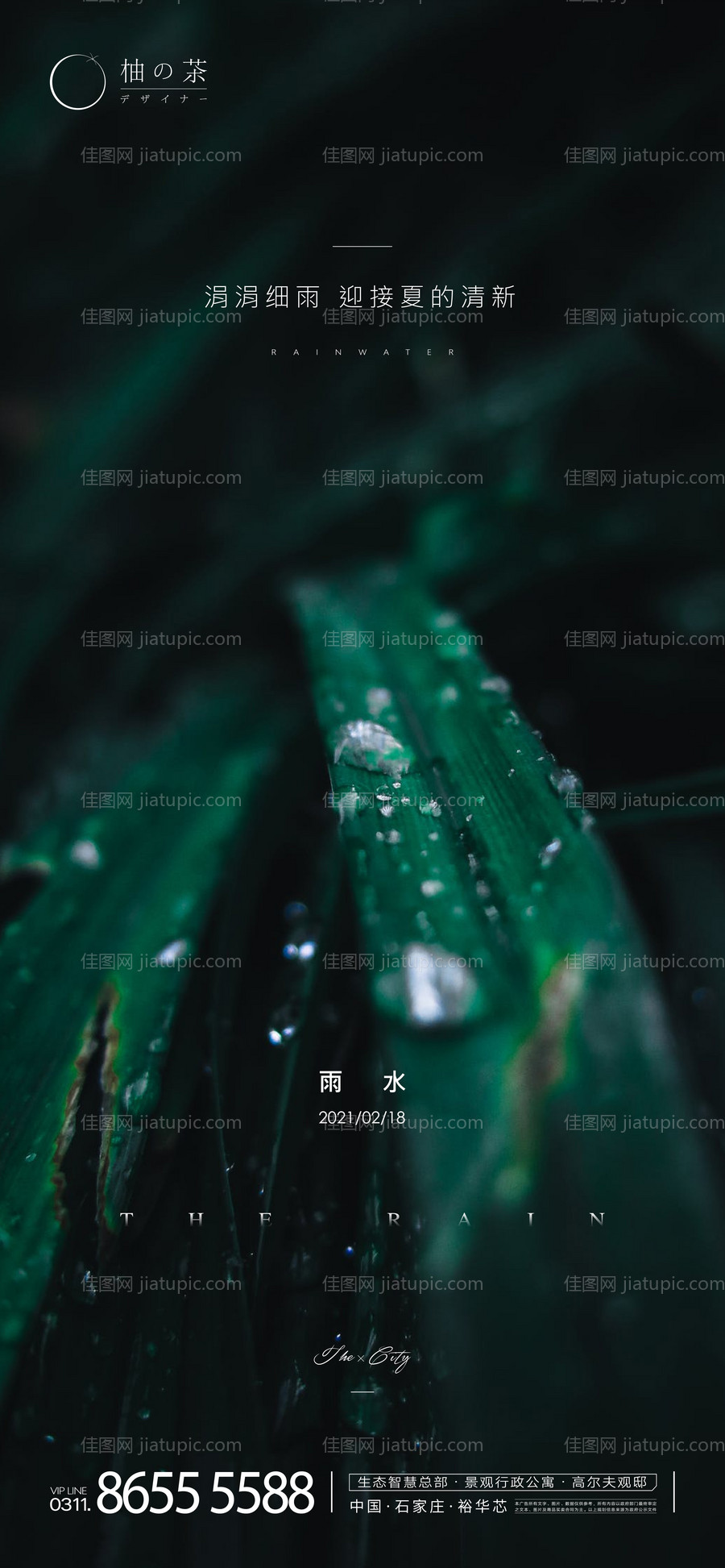 雨水海报-源文件