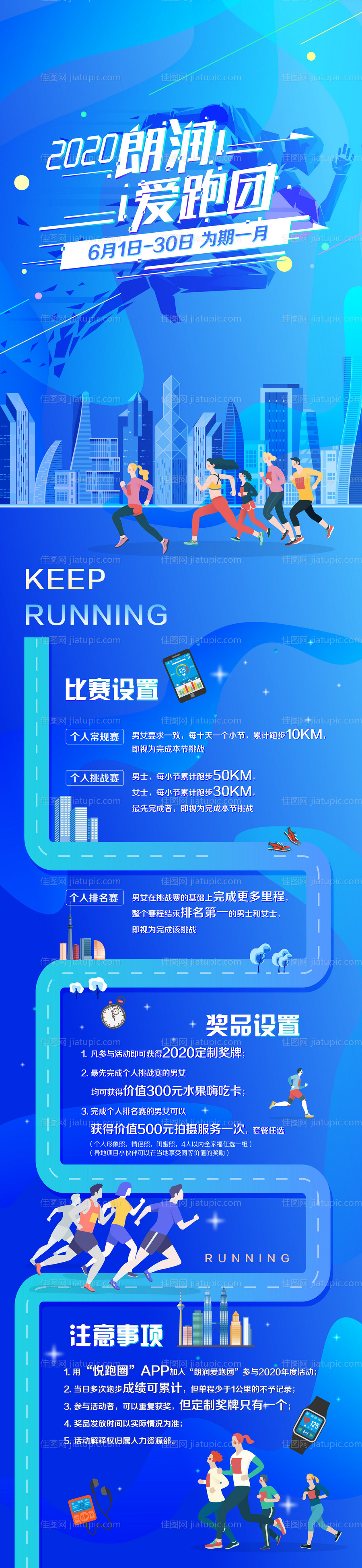 跑步活动规则介绍长图-源文件