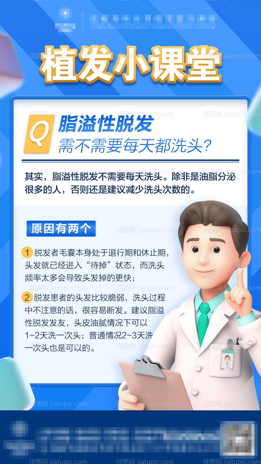 医疗植发知识科普海报-源文件