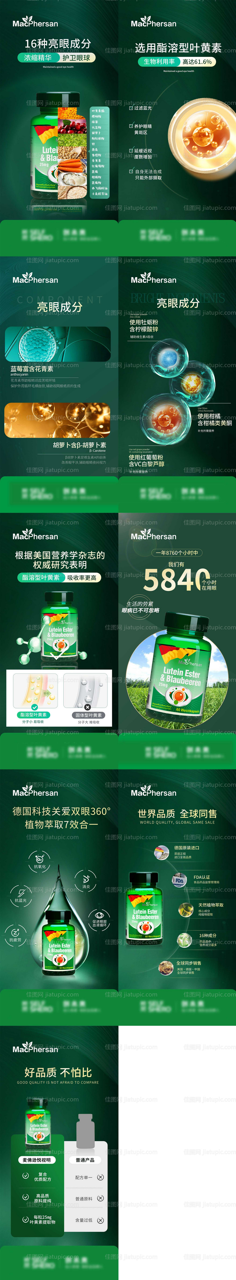 保健品科技朋友圈海报-源文件