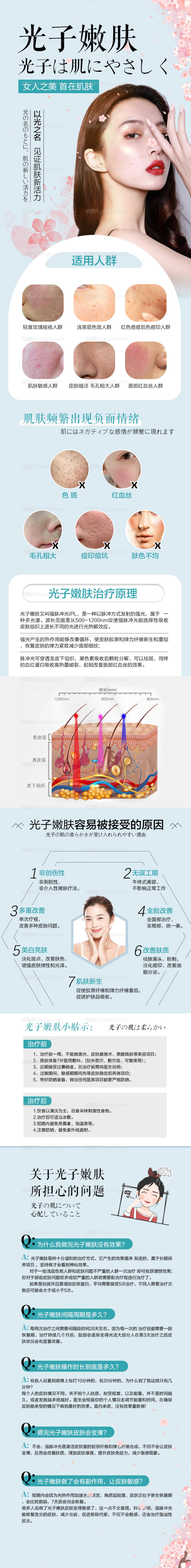 光子嫩肤医美整形详情页-源文件