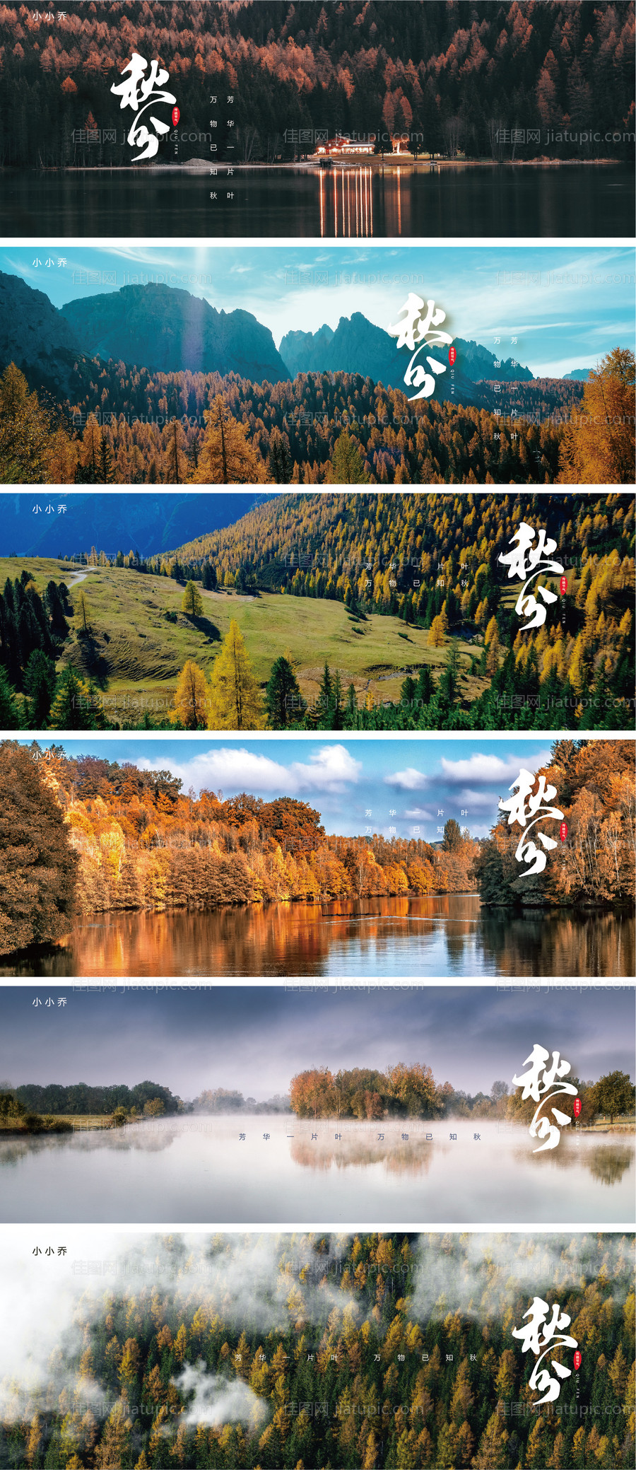 秋分系列海报-源文件
